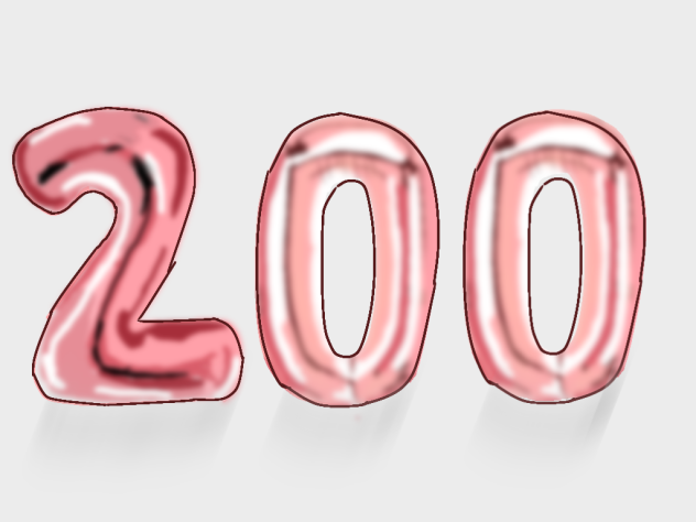 Thank you all for 200 subscribers!