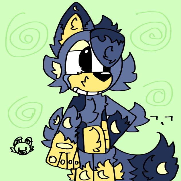 Bluey but in my style