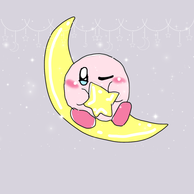 前描いたカービィ★
