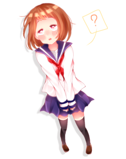 『セーラー服…似合ってますか…？』