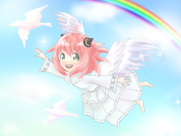 アーニャ　空を飛ぶ