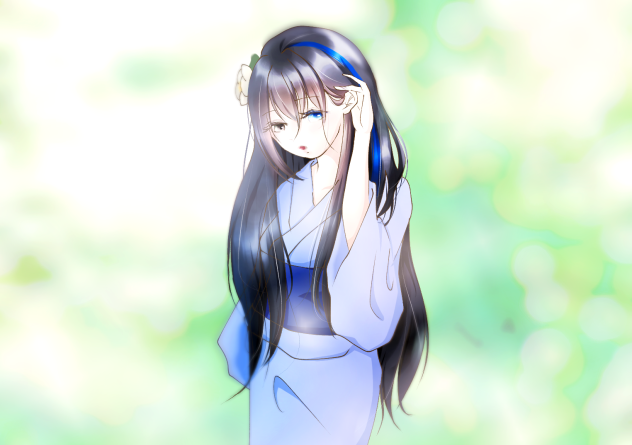 黒髪
