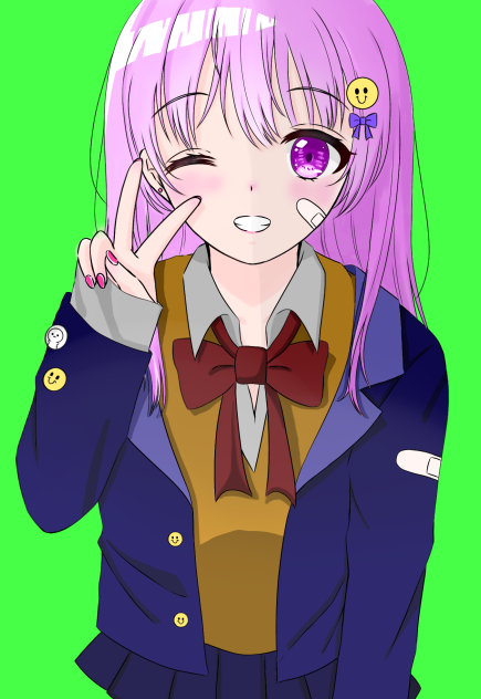 星野ねず美さんの線画借りたよ！