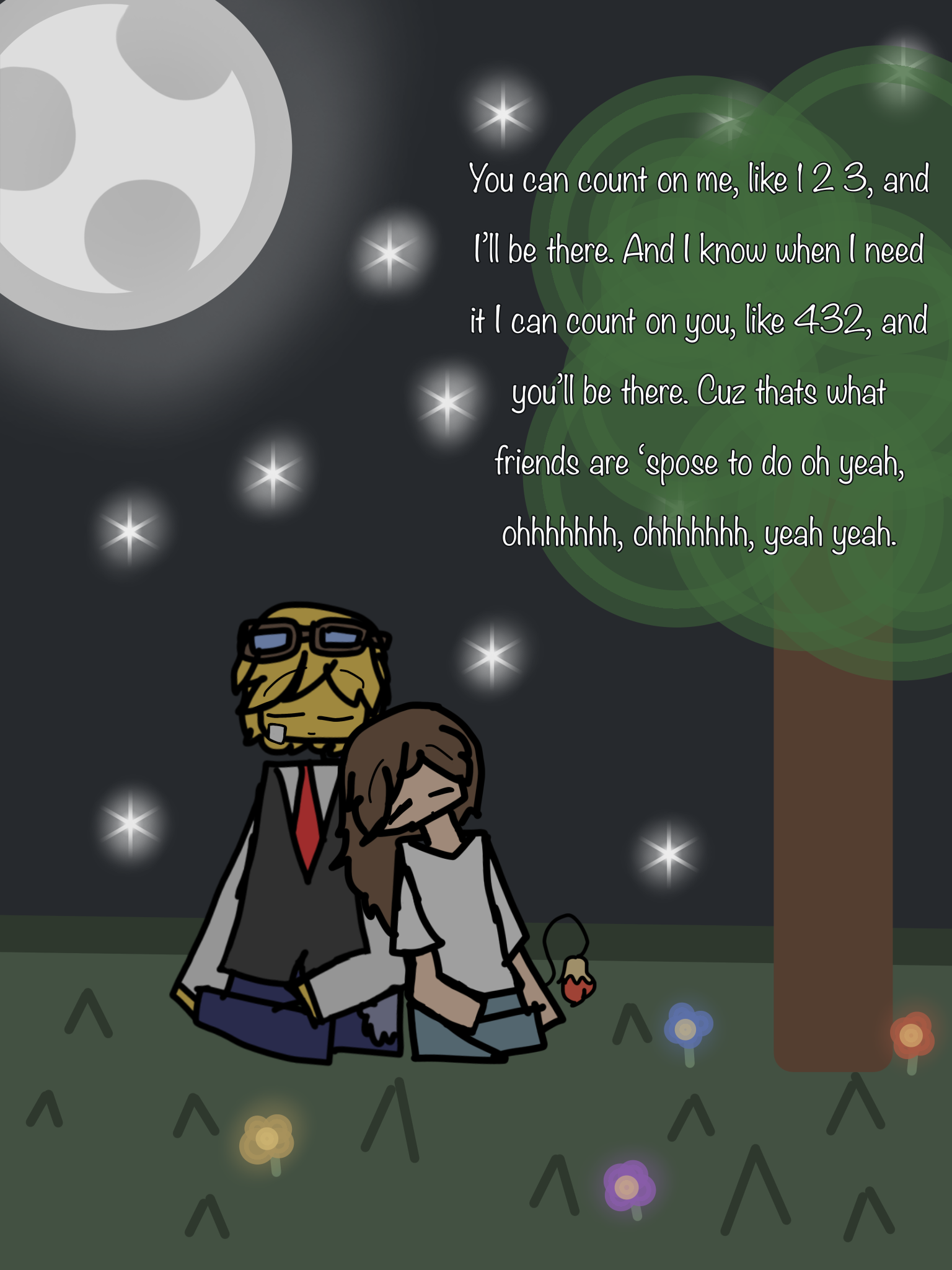 Bloxy and Izzy (Again) - ibisPaint