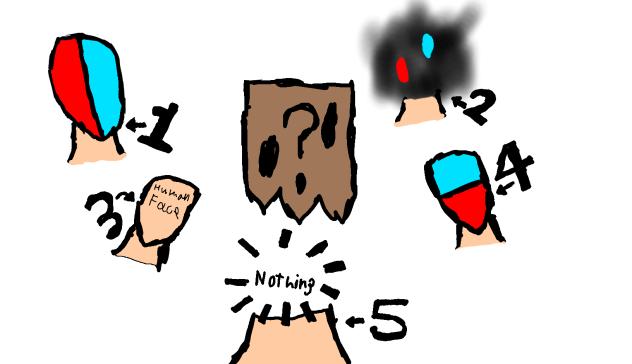 What's under the bag