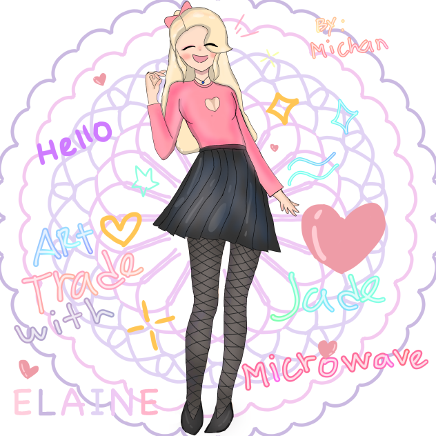 Art trade with jade microwave