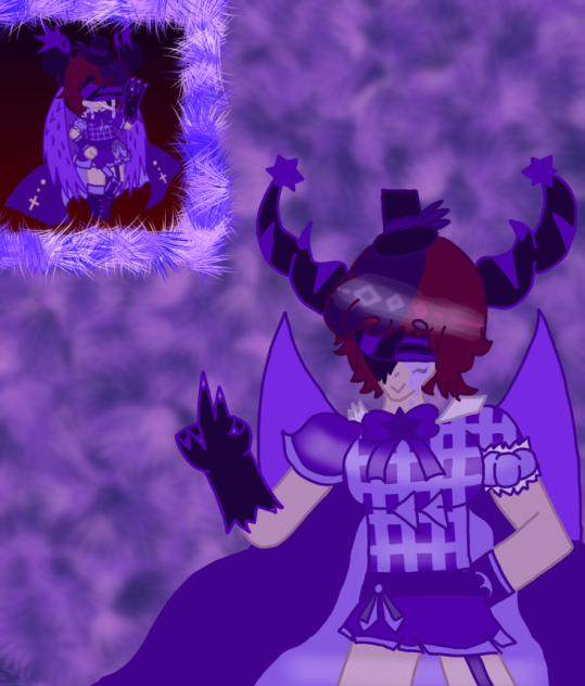I redrew one of my Gacha OCs.