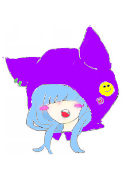 猫耳フード少女