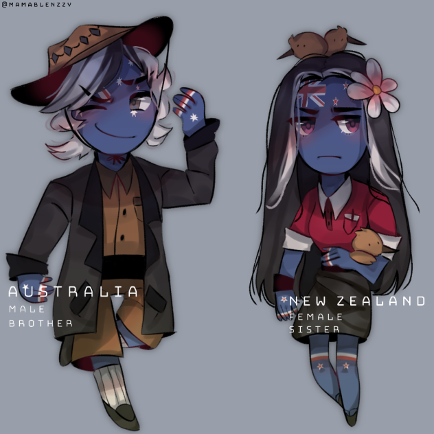 Australia & New Zealand - Countryhumans