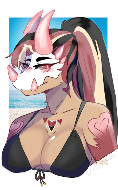 Lura at the beach