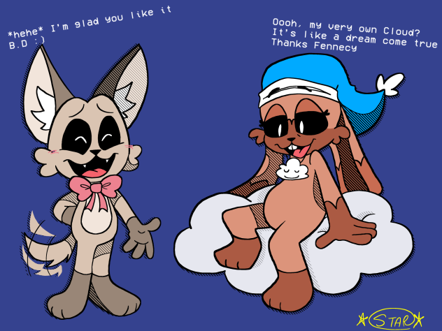 BunnyDreams meets Fennecy Fox