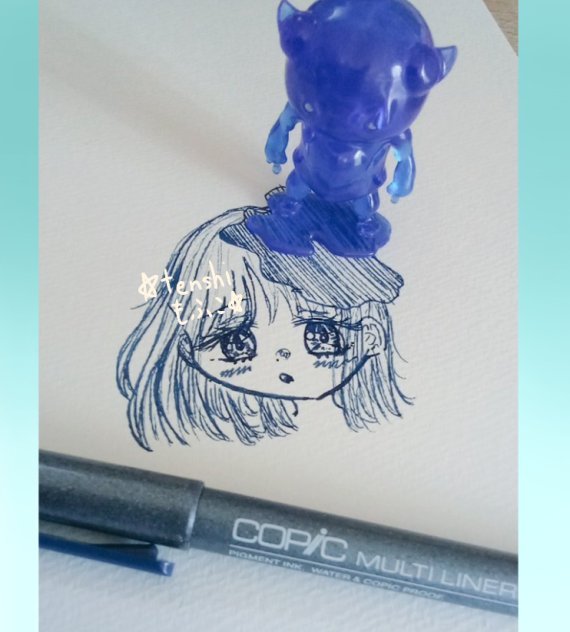 インクが...。