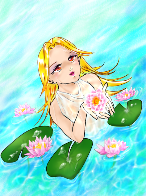 花言葉　睡蓮-甘美・心の純潔