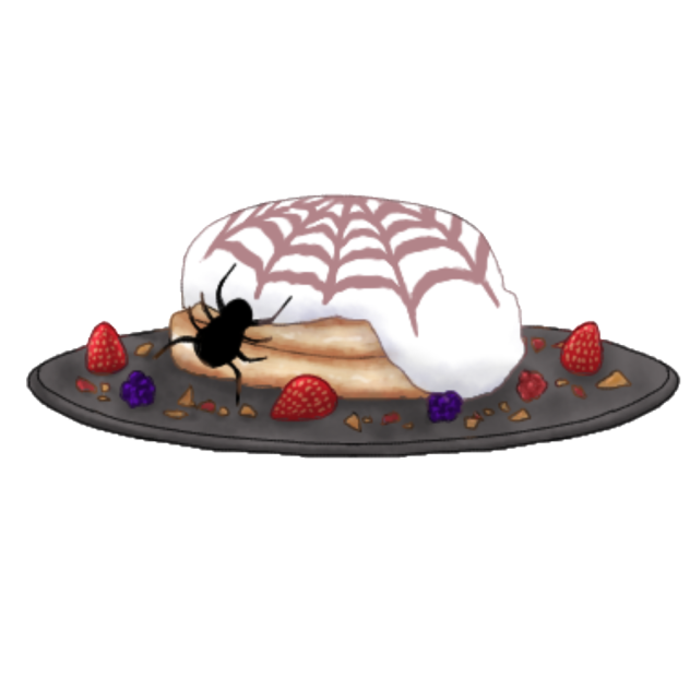 【素材】蜘蛛パンケーキ