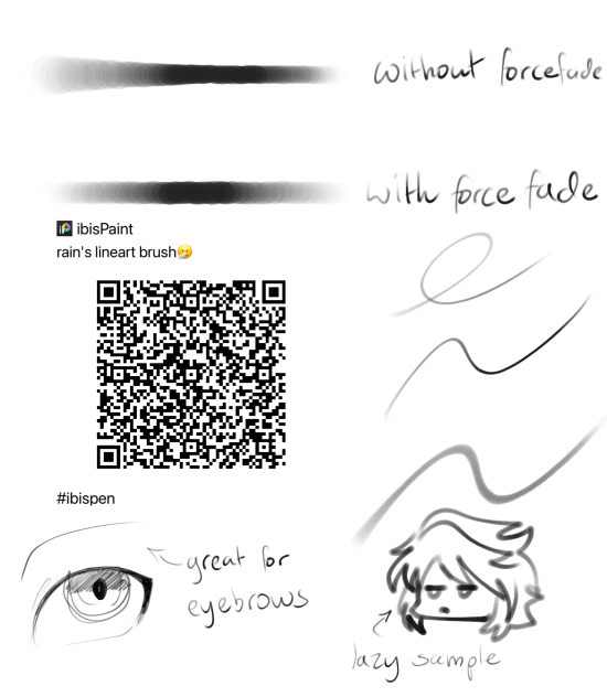 lineart brush ibisPaint