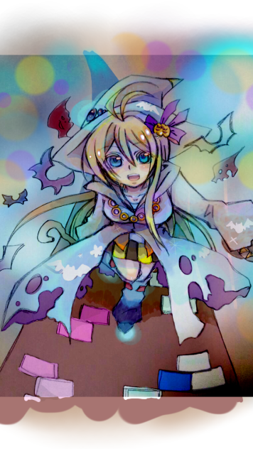 姉にオリキャラ描いてもらって塗った