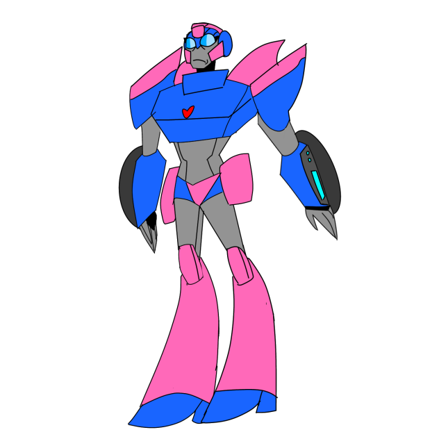 Arcee Comic Design (Animated Style)