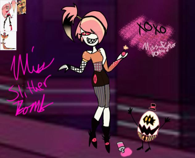 Miss Slither Bomb Hazbin OC