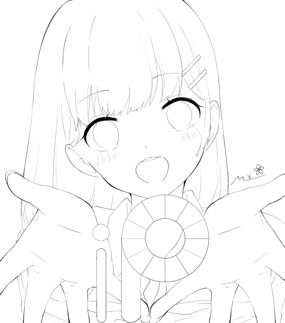 9th anniversary!! 線画