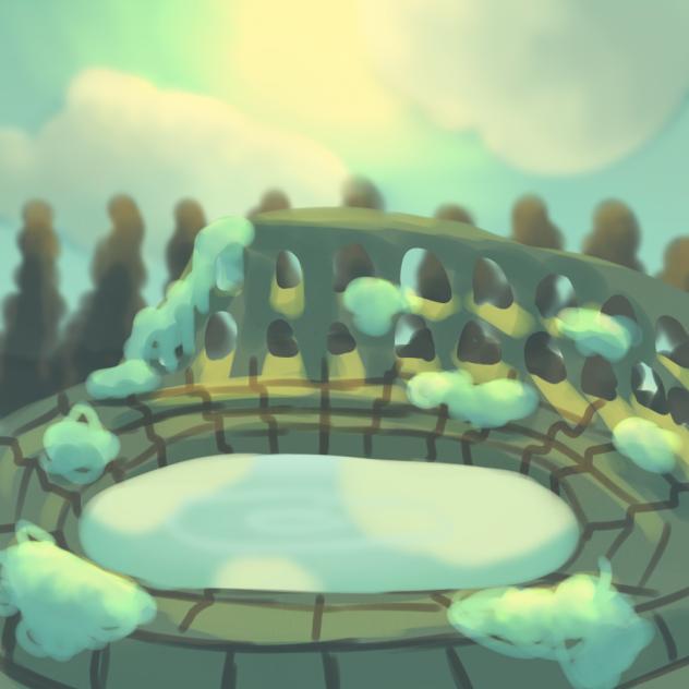 Colosseum pond