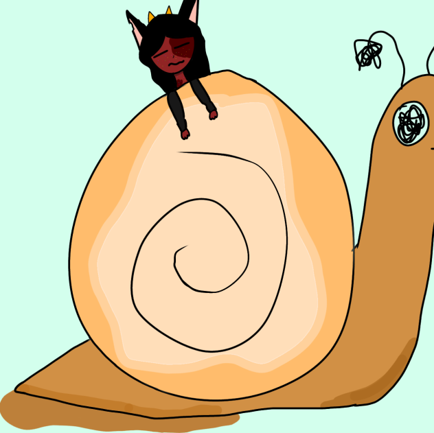 cinnamon roll snail