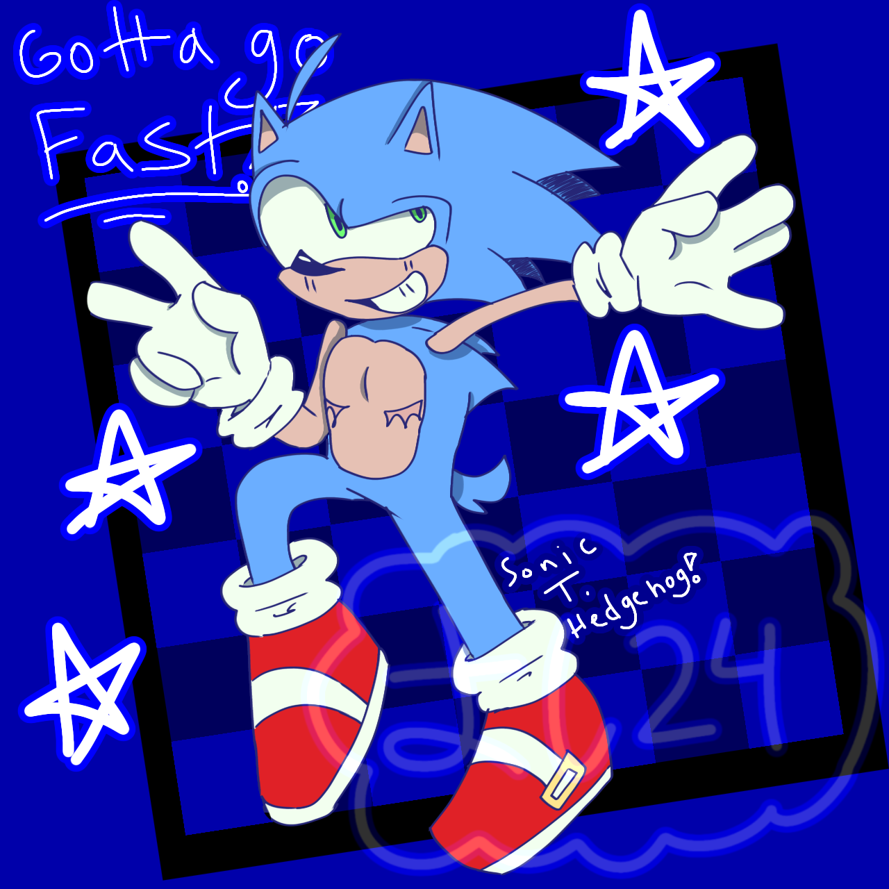Sonic ⚡ - ibisPaint