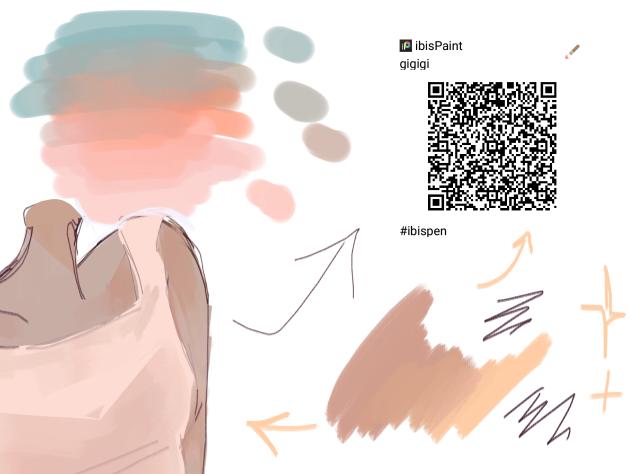 Blending Lineart Brush Pen