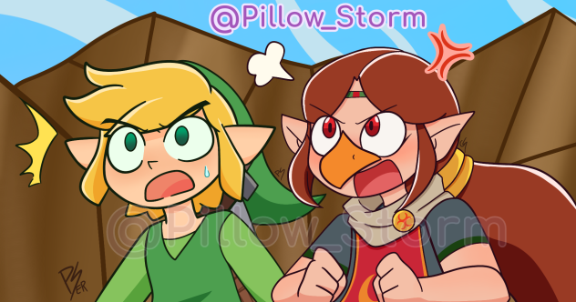 Link and Medli - Valoo's Tail