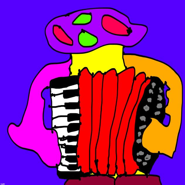 アコーディオン奏者