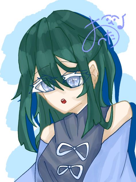 うつむき、