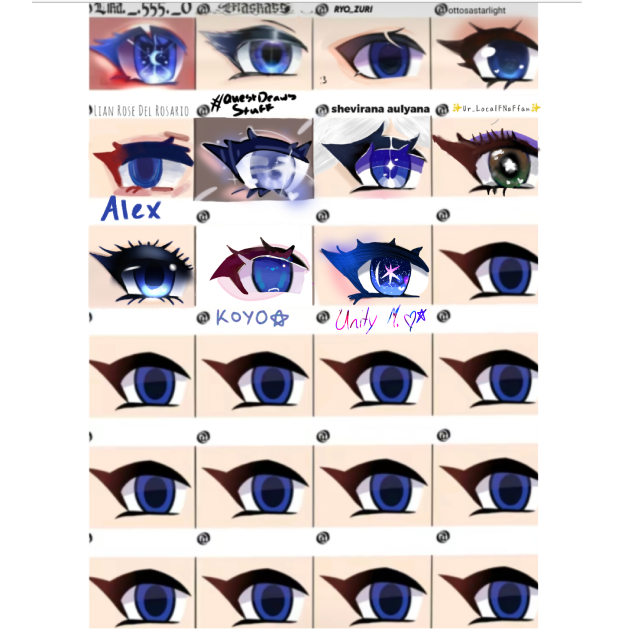 gacha eye collab from @``koyo