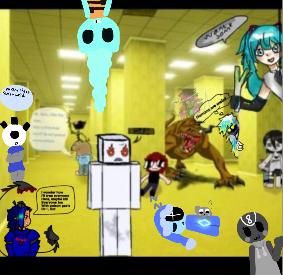 Backrooms Collab! - ibisPaint