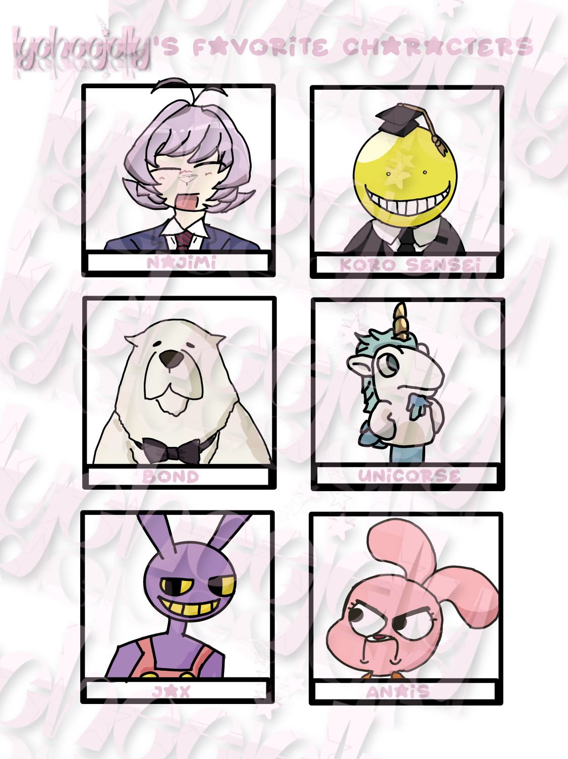 my favorite characters - ibisPaint