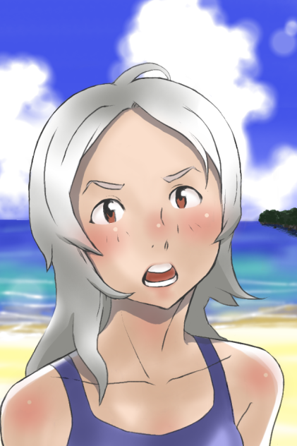 夏と海と焦げた娘と