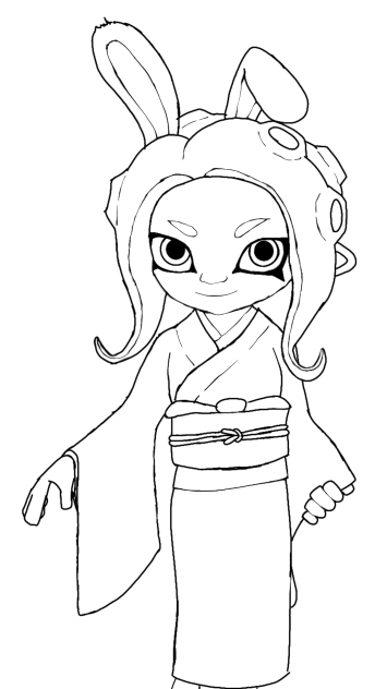 タコガール（NEW YEARバージョン） - ibisPaint