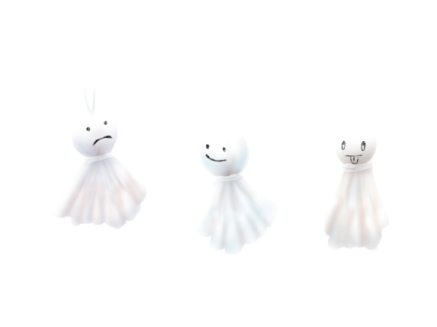 てるてる坊主3連