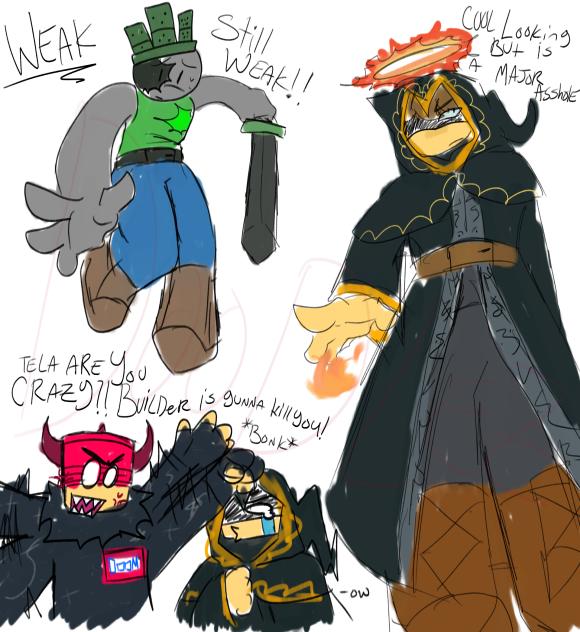 TCE doodles (spoilerz kinda)