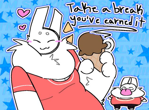 take a break, you've earned it