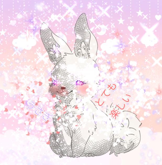 cute rabbit かわいいウサギ - ibisPaint