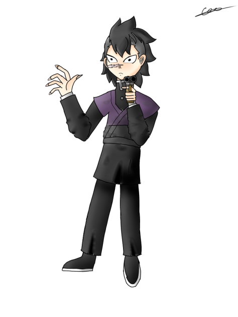 Thợ săn quỷ cuối cùng mik vẽ [ibispaint]