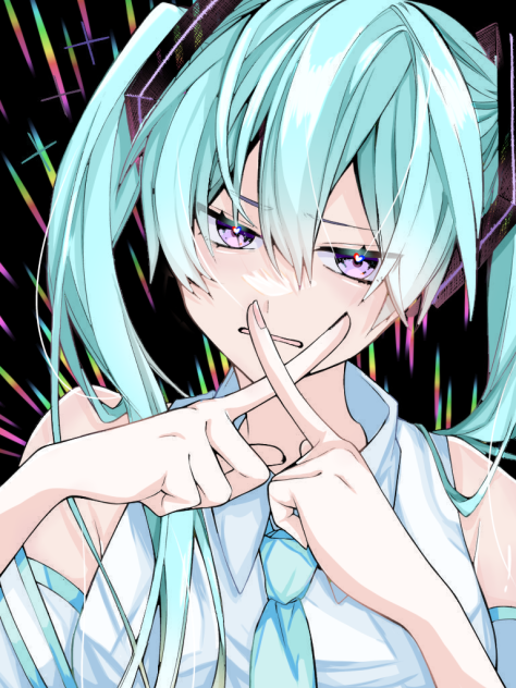 初音ミク フリー線画