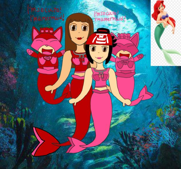 Mermaid Wendy And Mermaid Suzume.