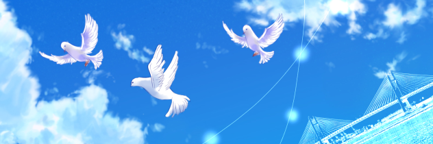 鳩フリーヘッダー(Twitter)