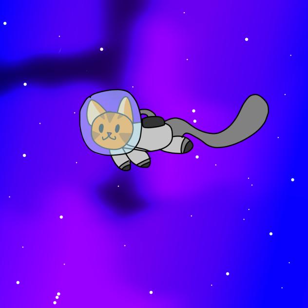 Space cat - ibisPaint