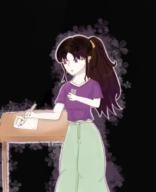Violet Drawing Andrew