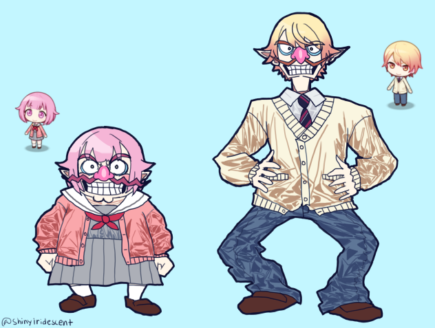 Wario otori and Waluigi tsukasa
