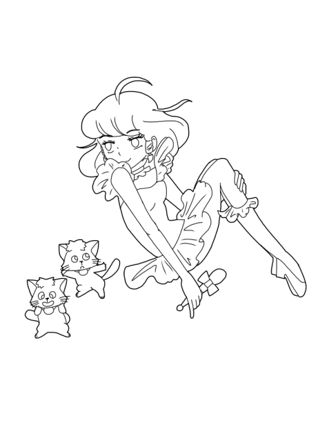クリィミーマミ 線画