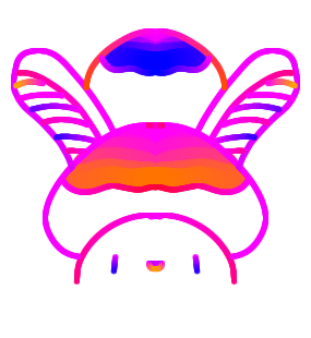 'v' Sorbet, the Bunny 'v'