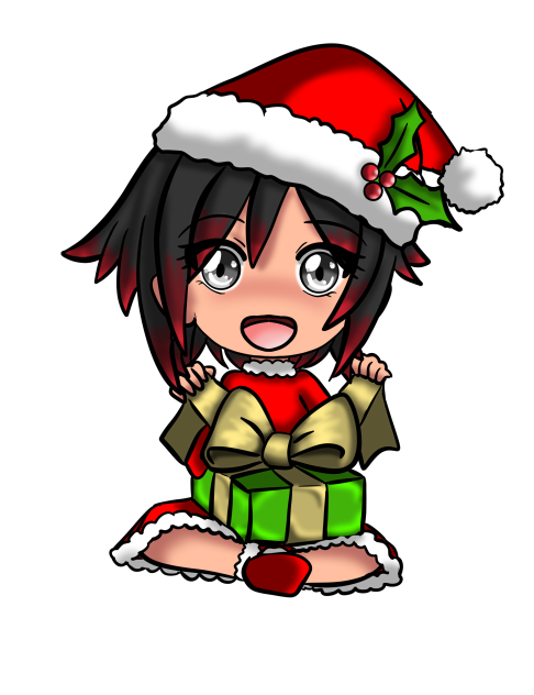 Chibi Christmas Ruby Rose