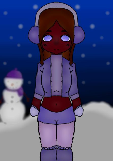 Purple snow day❄️